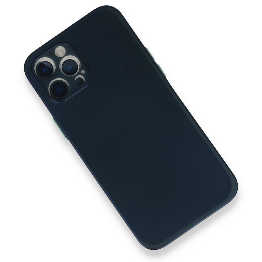 iPhone 12 Pro Kılıf PP Ultra İnce Kapak - Mavi iPhone 12 Pro Kılıf PP Ultra İnce Kapak - Mavi