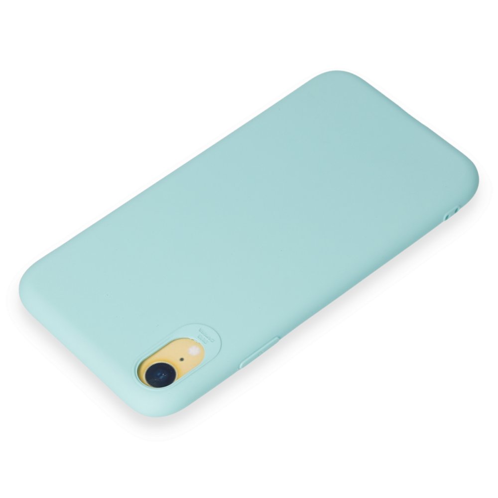 iPhone XR Kılıf First Silikon - Turkuaz  iPhone XR Kılıf First Silikon - Turkuaz