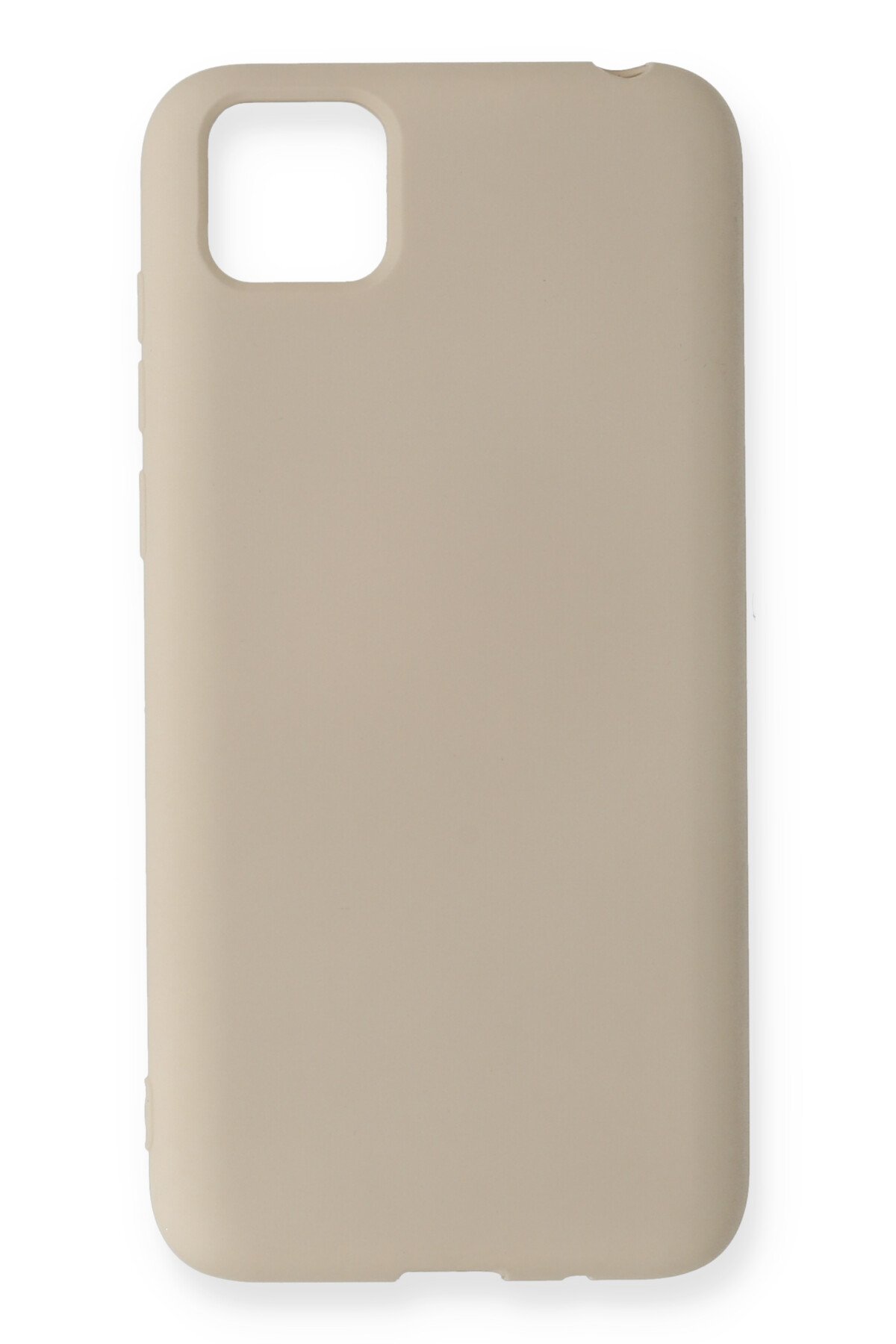 Huawei Y5P Kılıf Nano içi Kadife Silikon - Kemik  Huawei Y5P Kılıf Nano içi Kadife Silikon - Kemik