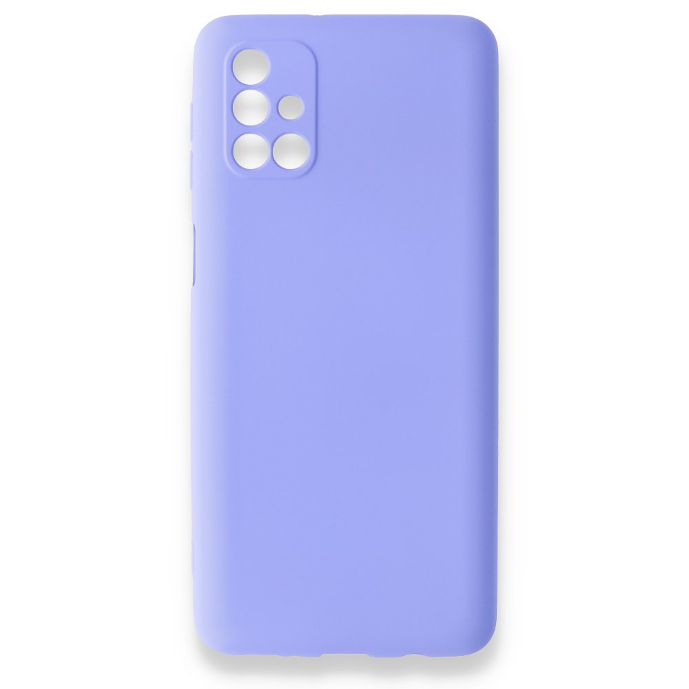  Samsung Galaxy M31S Kılıf First Silikon - Lila