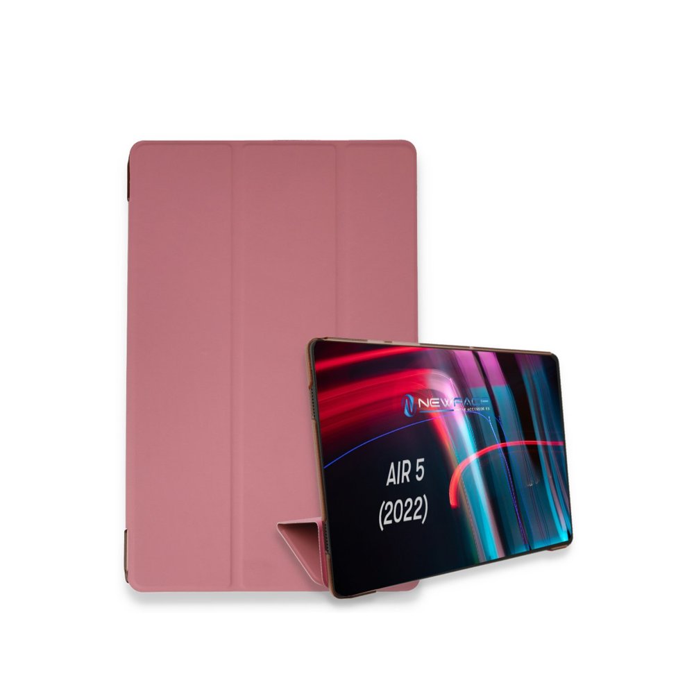 iPad Air 5 (2022) Kılıf Tablet Smart Kılıf - Pembe iPad Air 5 (2022) Kılıf Tablet Smart Kılıf - Pembe
