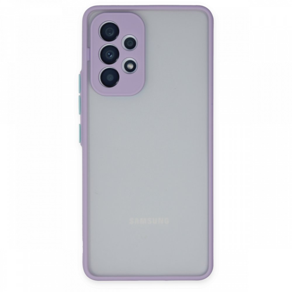  Samsung Galaxy A33 5G Kılıf Montreal Silikon Kapak - Mor