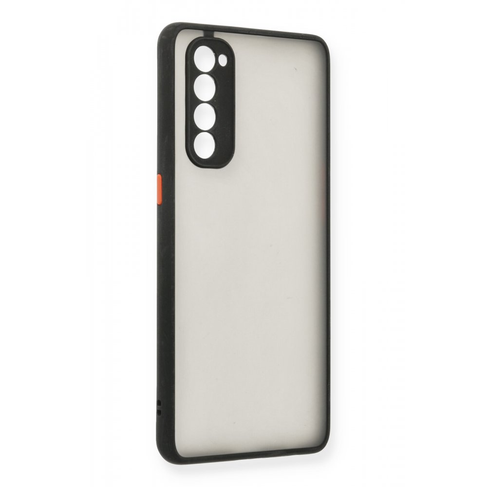  Oppo Reno 4 Pro Kılıf Montreal Silikon Kapak - Siyah