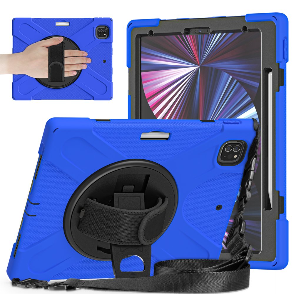  iPad Pro 12.9 (2020) Kılıf Amazing Tablet Kapak - Mavi