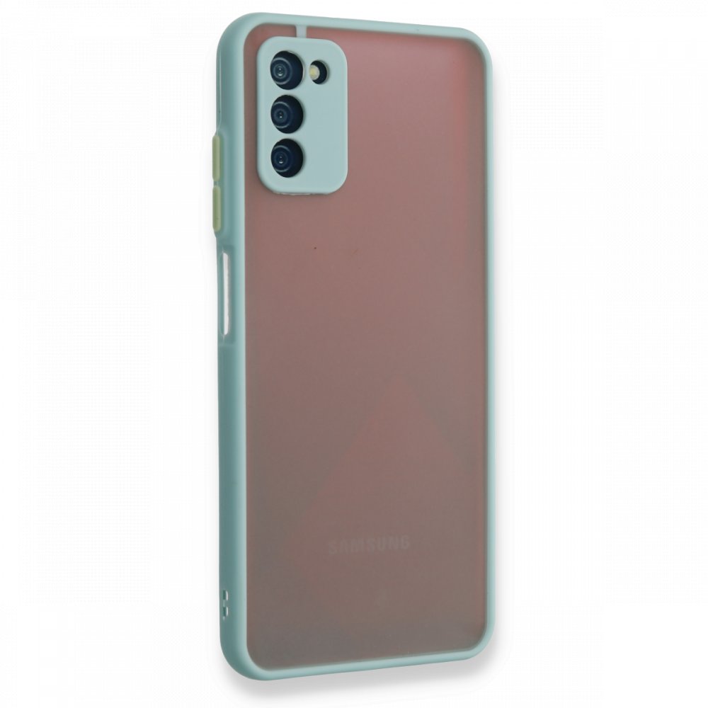 Samsung Galaxy A03S Kılıf Montreal Silikon Kapak - Turkuaz