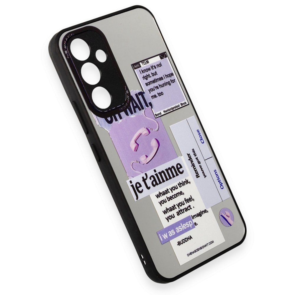  Samsung Galaxy A34 5G Kılıf Mirror Desenli Kapak - Mirror - 4
