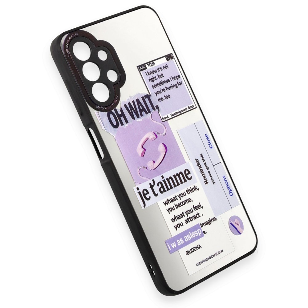  Samsung Galaxy A13 4G Kılıf Mirror Desenli Kapak - Mirror - 4