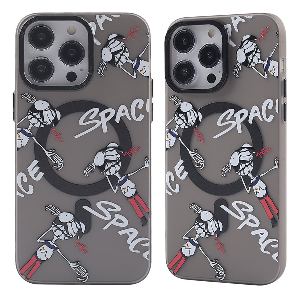 iPhone 14 Pro Max Kılıf Apollo Magneticsafe Desenli Kapak - Apollo Siyah - 3 iPhone 14 Pro Max Kılıf Apollo Magneticsafe Desenli Kapak - Apollo Siyah - 3