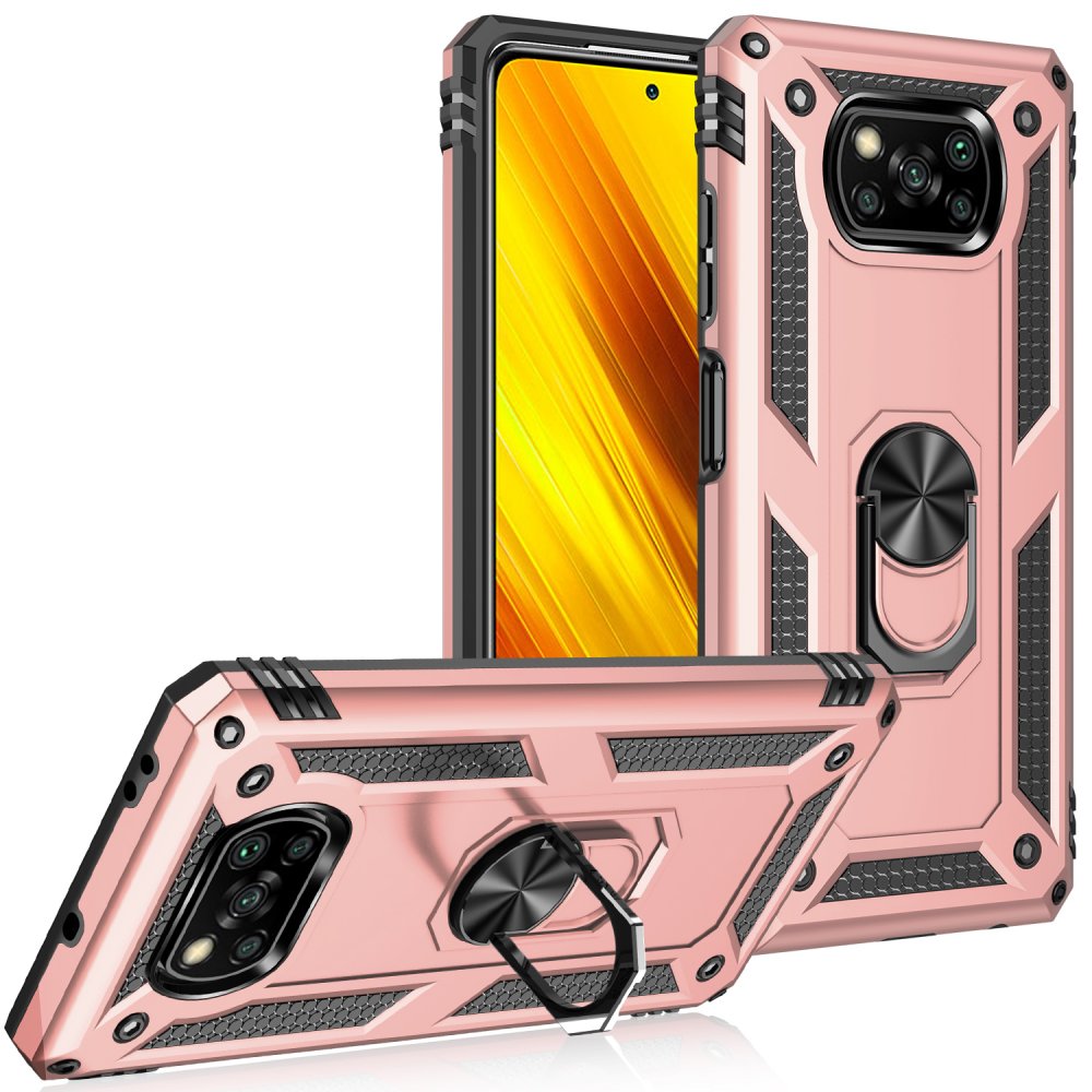 Xiaomi Pocophone X3 Pro Kılıf Sofya Yüzüklü Silikon Kapak - Rose Xiaomi Pocophone X3 Pro Kılıf Sofya Yüzüklü Silikon Kapak - Rose