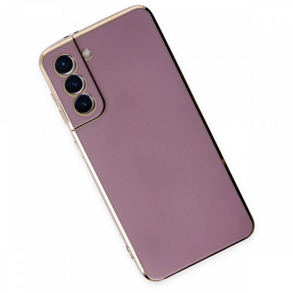  Samsung Galaxy S21 Kılıf Volet Silikon - Mor