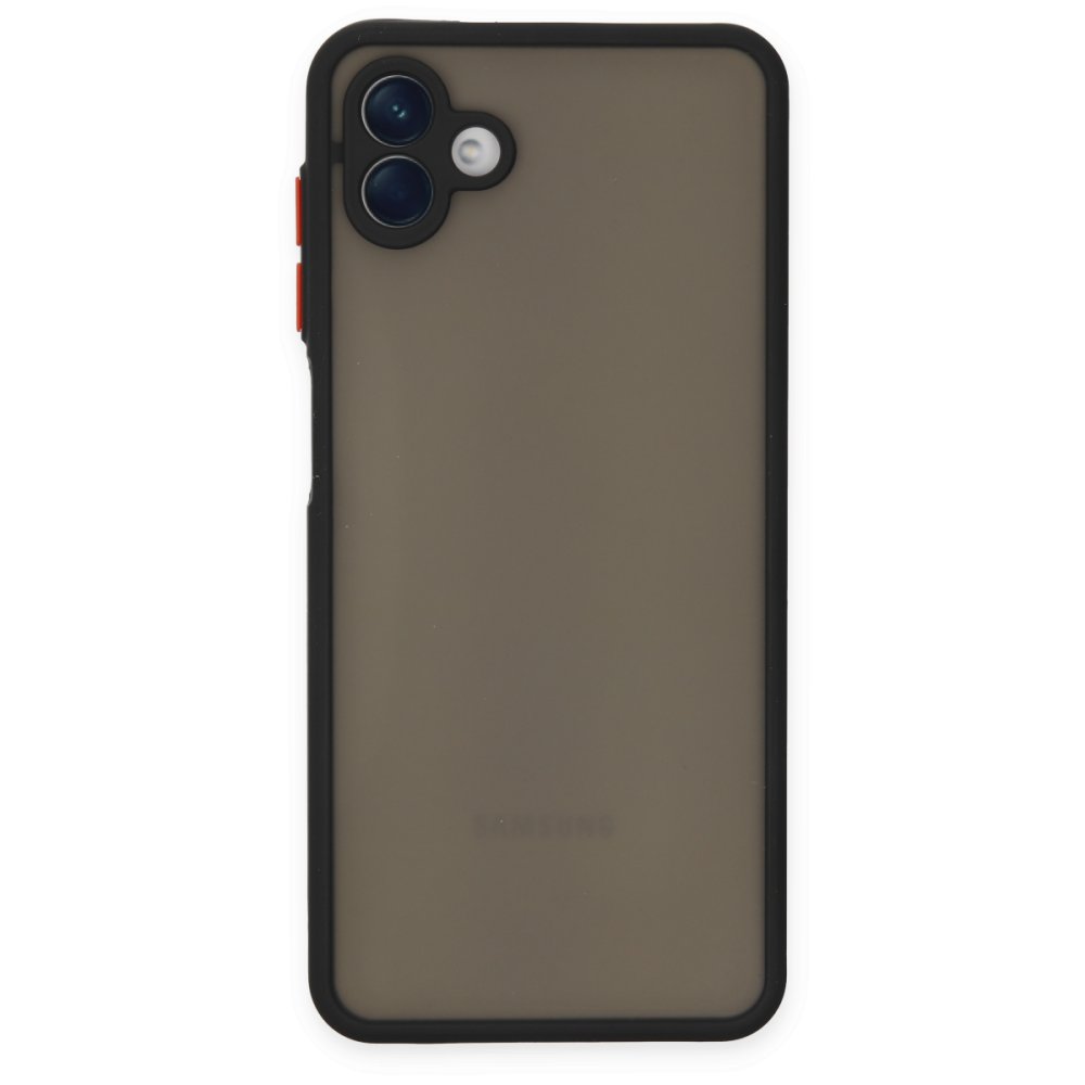  Samsung Galaxy A04 Kılıf Montreal Silikon Kapak - Siyah