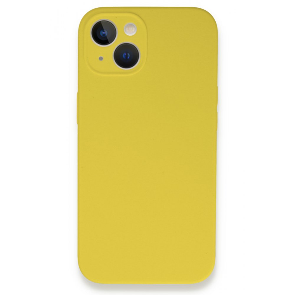  iPhone 13 Mini Kılıf Lansman Legant Silikon - Sarı