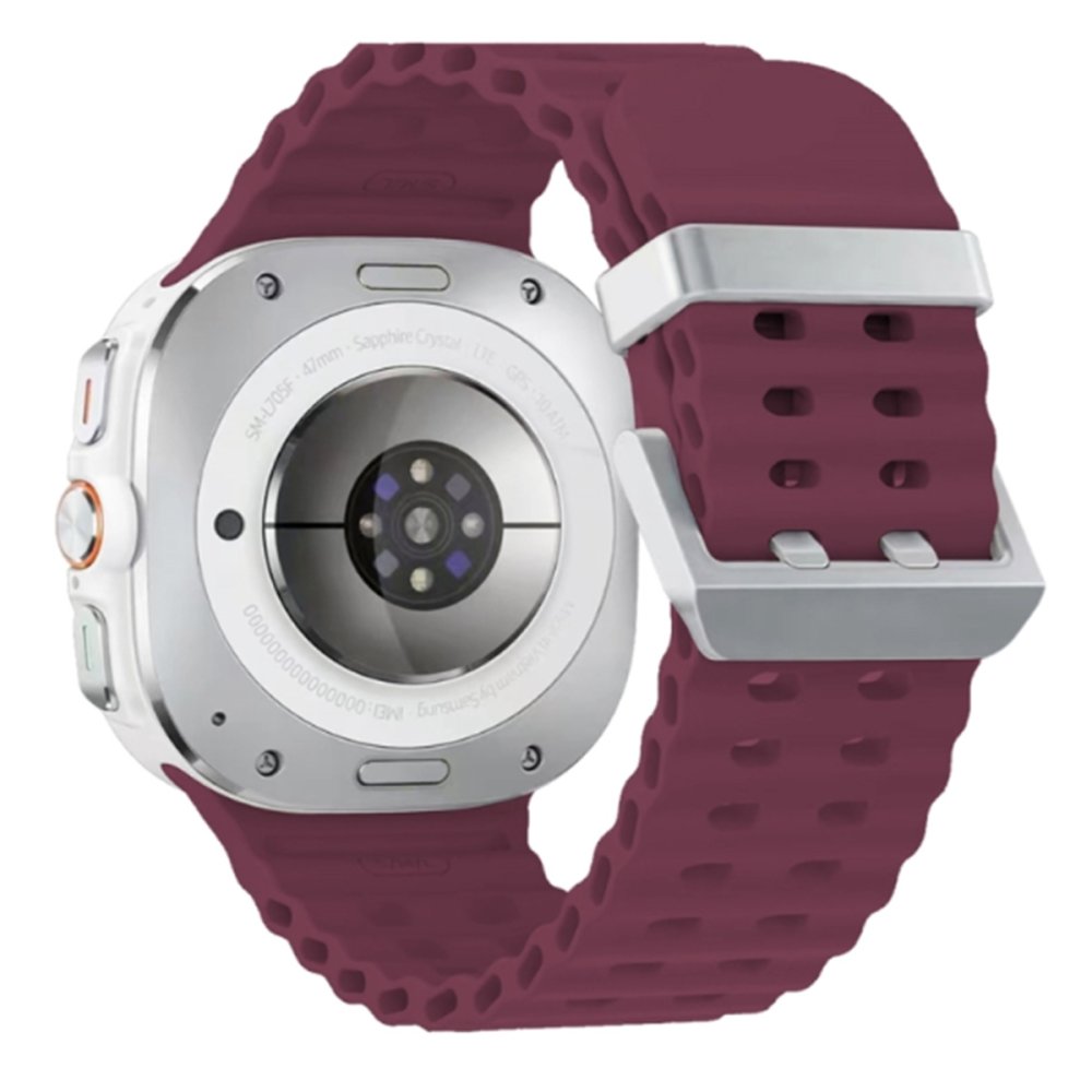  Watch 7 Ultra KR417 Rug Silikon Kordon - Mor