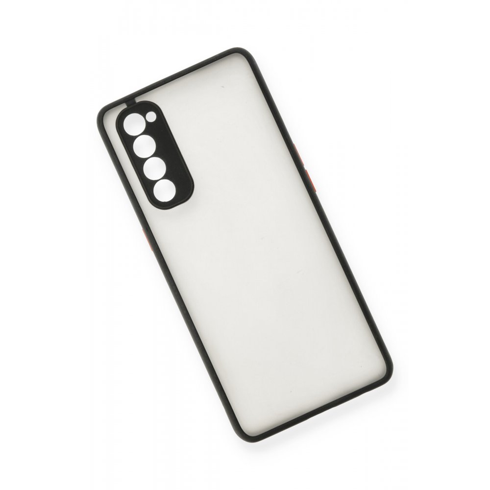 Oppo Reno 4 Pro Kılıf Montreal Silikon Kapak - Siyah Oppo Reno 4 Pro Kılıf Montreal Silikon Kapak - Siyah