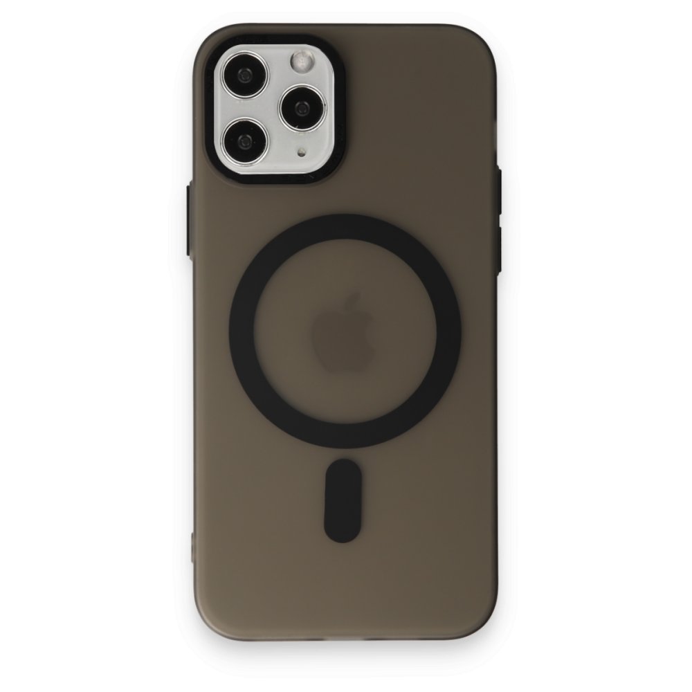  iPhone 11 Pro Kılıf Lodos Magneticsafe Mat Kapak - Siyah