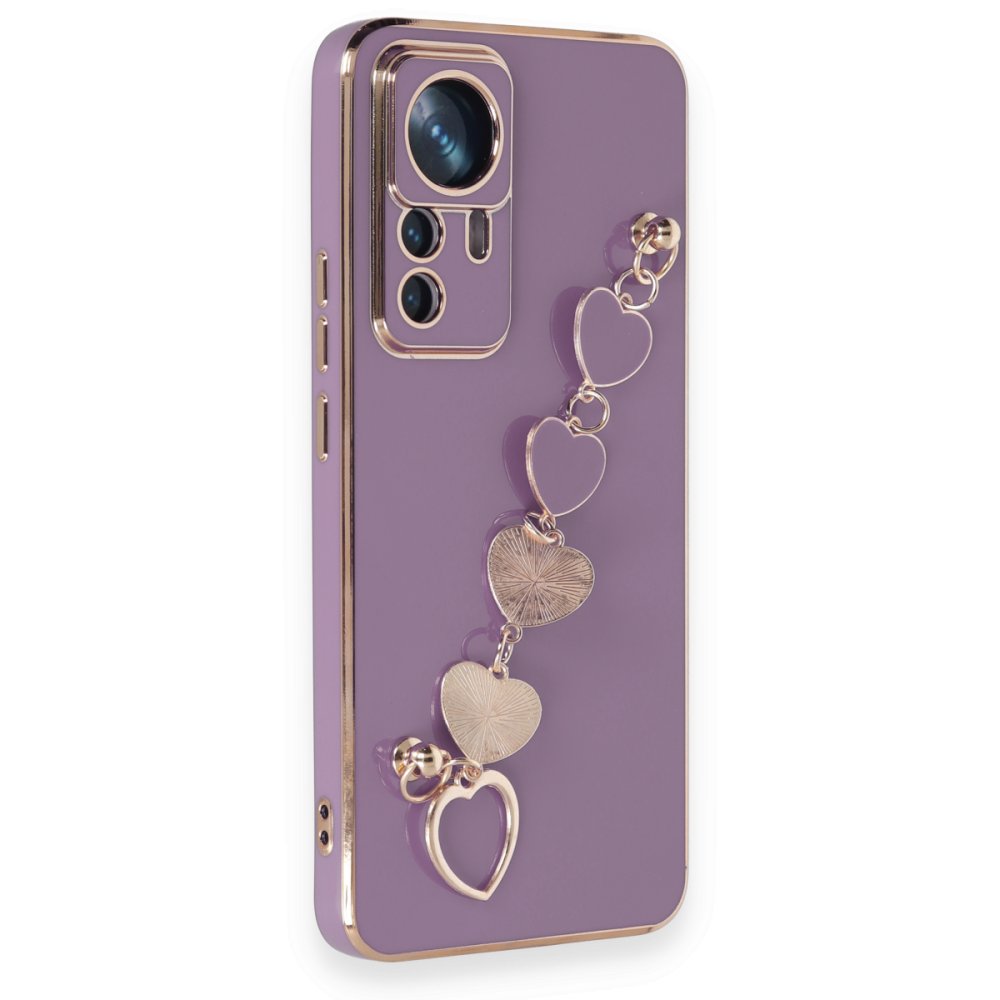 Xiaomi Mi 12T Pro Kılıf Esila Silikon - Mor  Xiaomi Mi 12T Pro Kılıf Esila Silikon - Mor