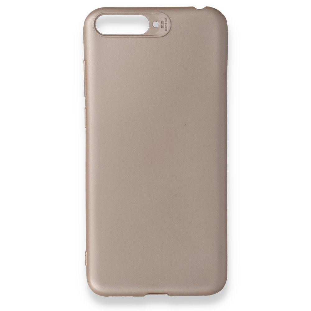 Huawei Honor 7A Kılıf First Silikon - Rose Gold  Huawei Honor 7A Kılıf First Silikon - Rose Gold