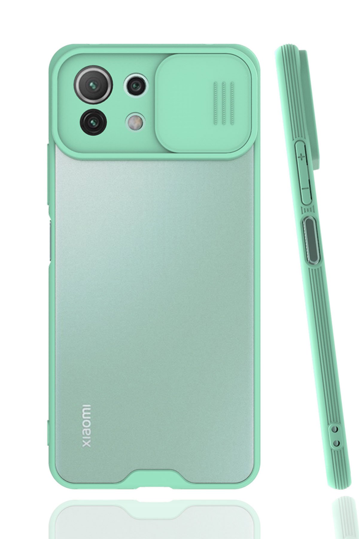 Xiaomi Mİ 11 Lite Kılıf Platin Kamera Koruma Silikon - Açık Yeşil  Xiaomi Mİ 11 Lite Kılıf Platin Kamera Koruma Silikon - Açık Yeşil