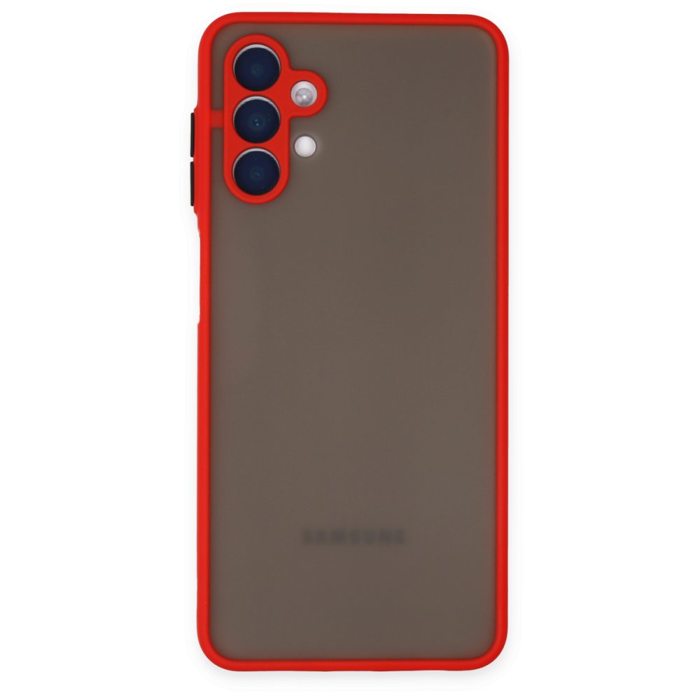  Samsung Galaxy A04S Kılıf Montreal Silikon Kapak - Kırmızı