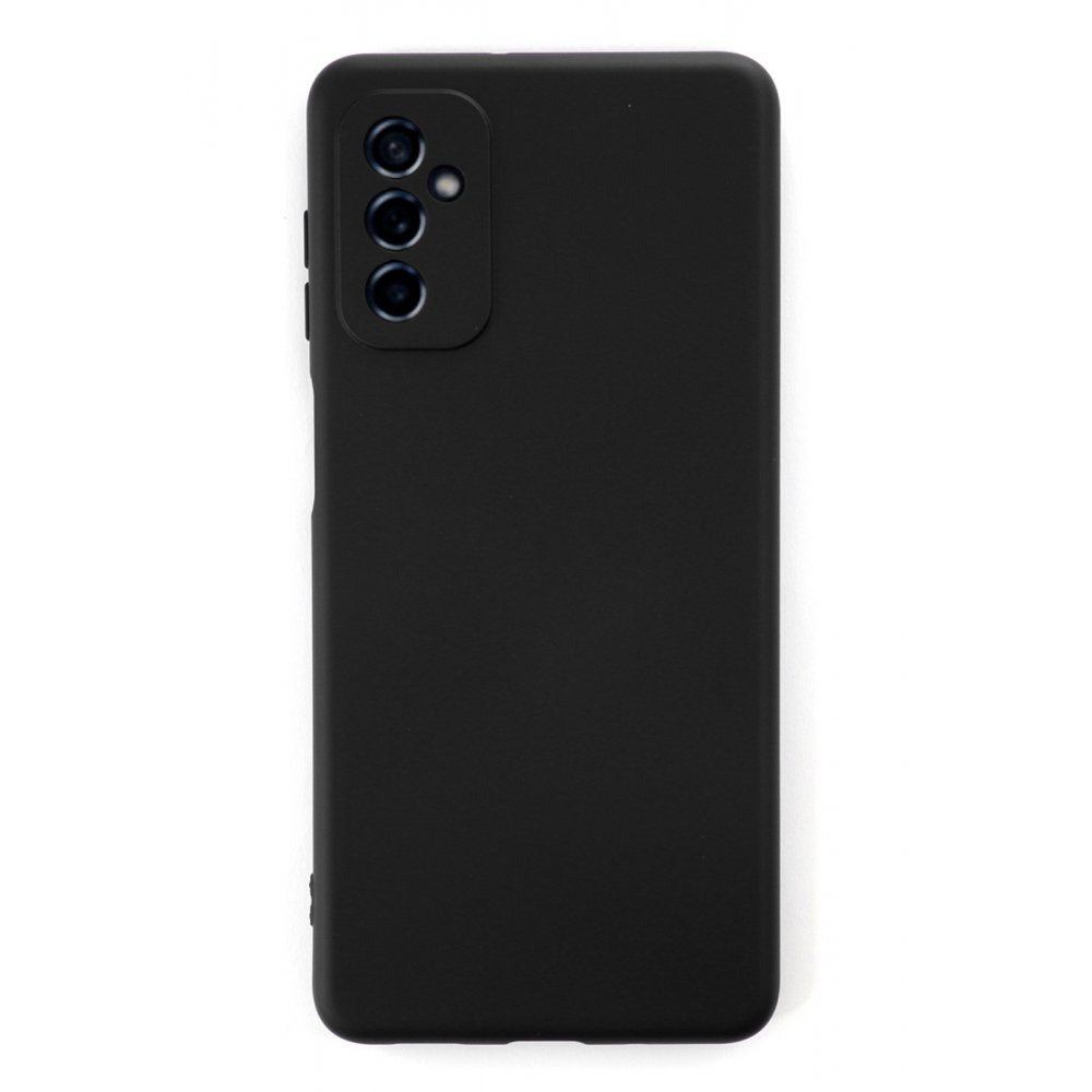  Samsung Galaxy M52 5G Kılıf Nano içi Kadife Silikon - Siyah