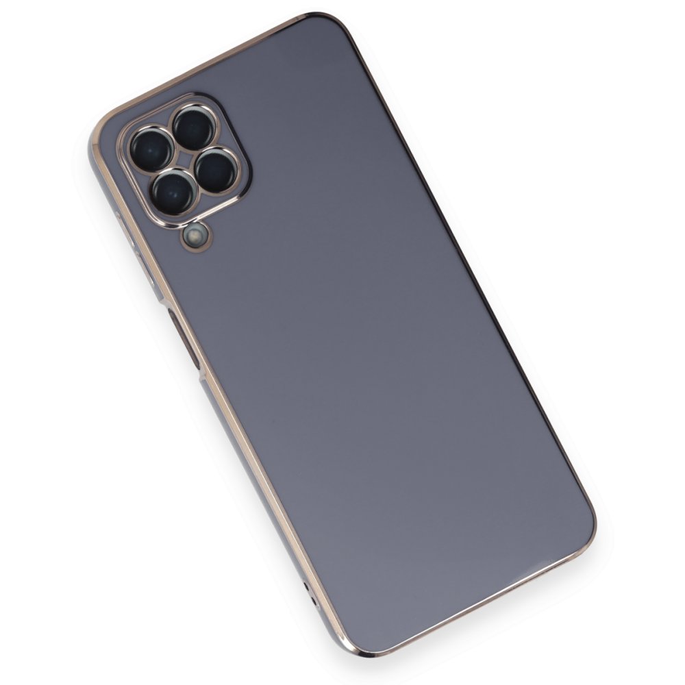  Samsung Galaxy M33 Kılıf Volet Silikon - Mavi