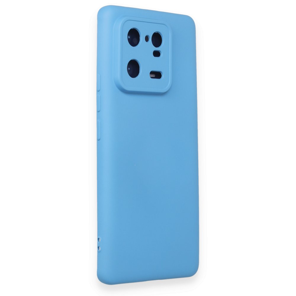  Xiaomi Mi 13 Pro Kılıf Nano içi Kadife Silikon - Mavi