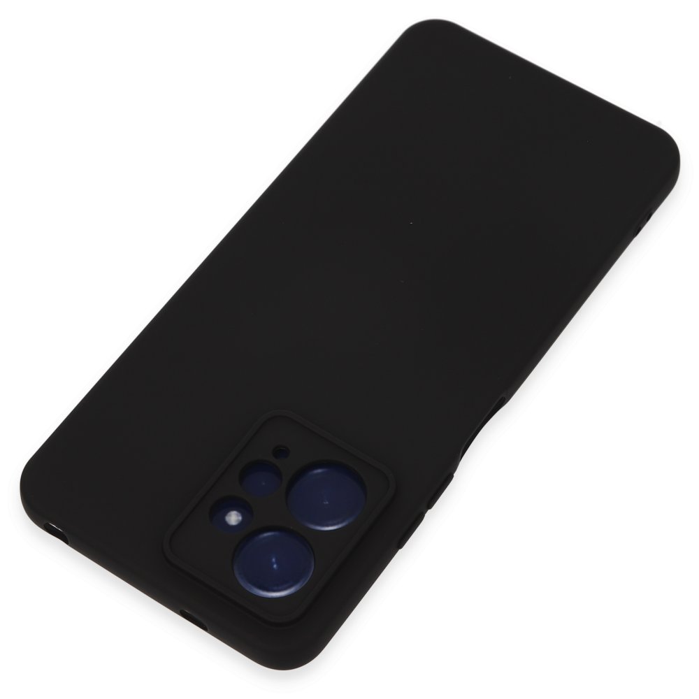 Redmi Note 12 4G Kılıf Nano içi Kadife Silikon - Siyah