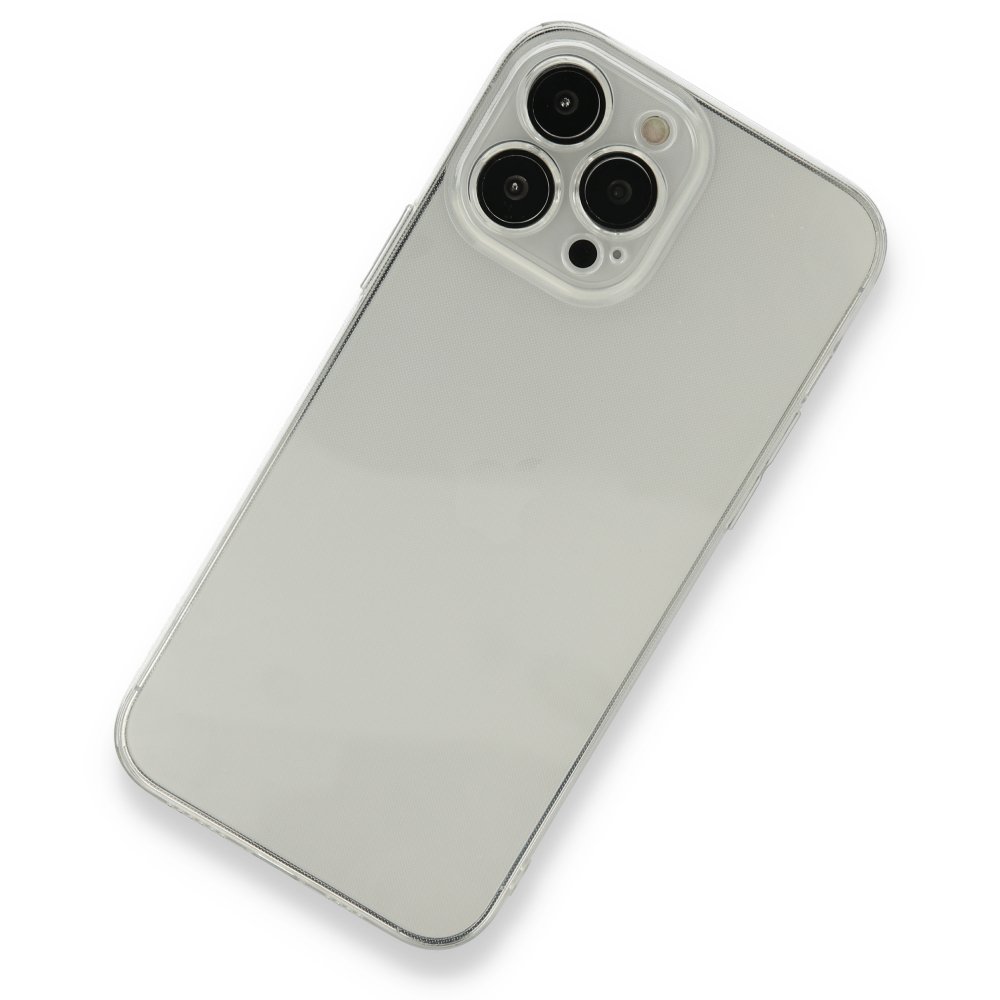  iPhone 13 Pro Kılıf Fly Lens Silikon - Şeffaf