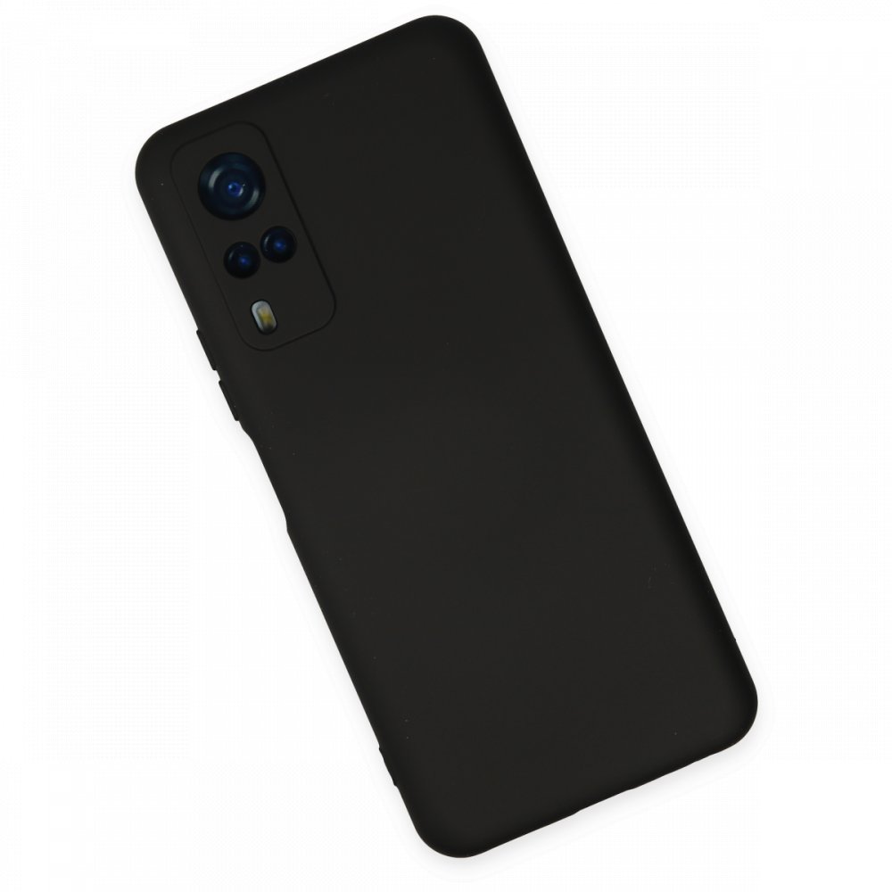  Vivo Y51 Kılıf Nano içi Kadife Silikon - Siyah