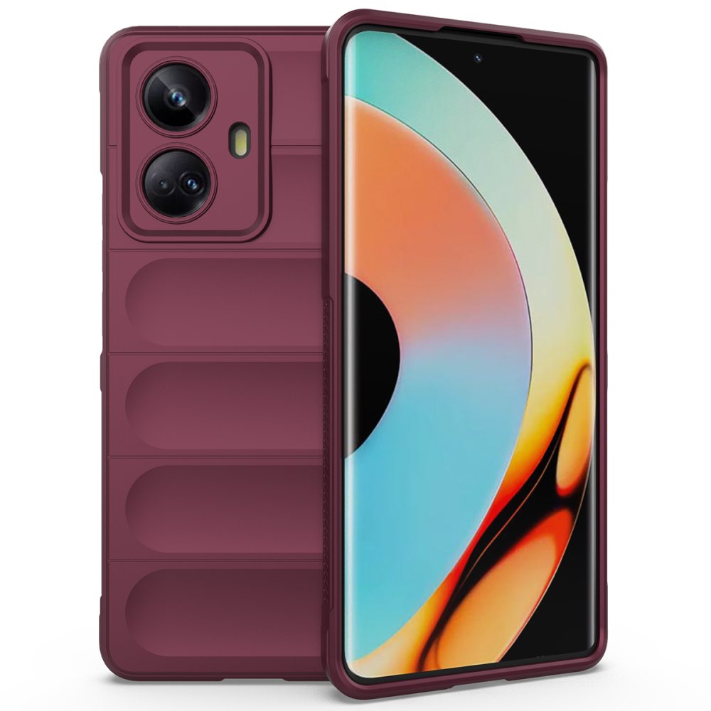 Realme 10 Pro 5G Kılıf Optimum Silikon - Bordo Realme 10 Pro 5G Kılıf Optimum Silikon - Bordo