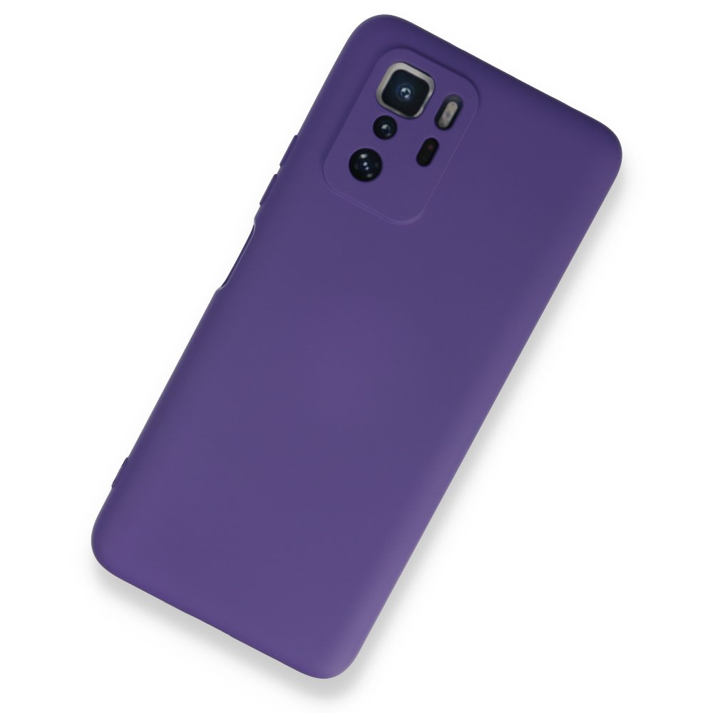  Xiaomi Poco X3 GT Kılıf Nano içi Kadife Silikon - Mor