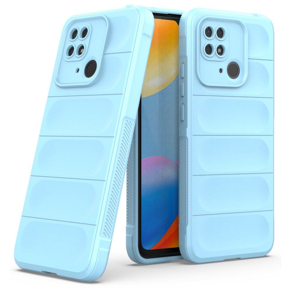 Xiaomi Poco C40 Kılıf Optimum Silikon - Sky Blue Xiaomi Poco C40 Kılıf Optimum Silikon - Sky Blue