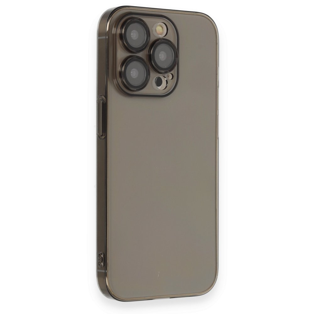  iPhone 13 Pro Kılıf Armada Lensli Kapak - Siyah