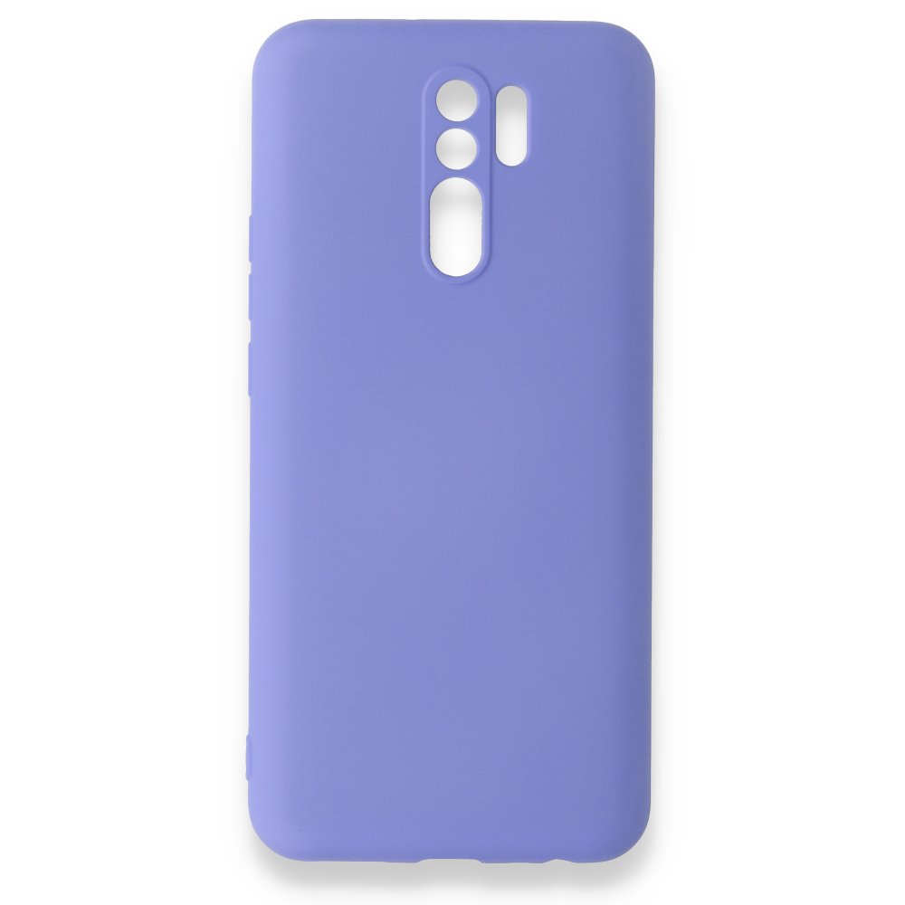 Redmi 9 Kılıf Nano içi Kadife Silikon - Lila Redmi 9 Kılıf Nano içi Kadife Silikon - Lila