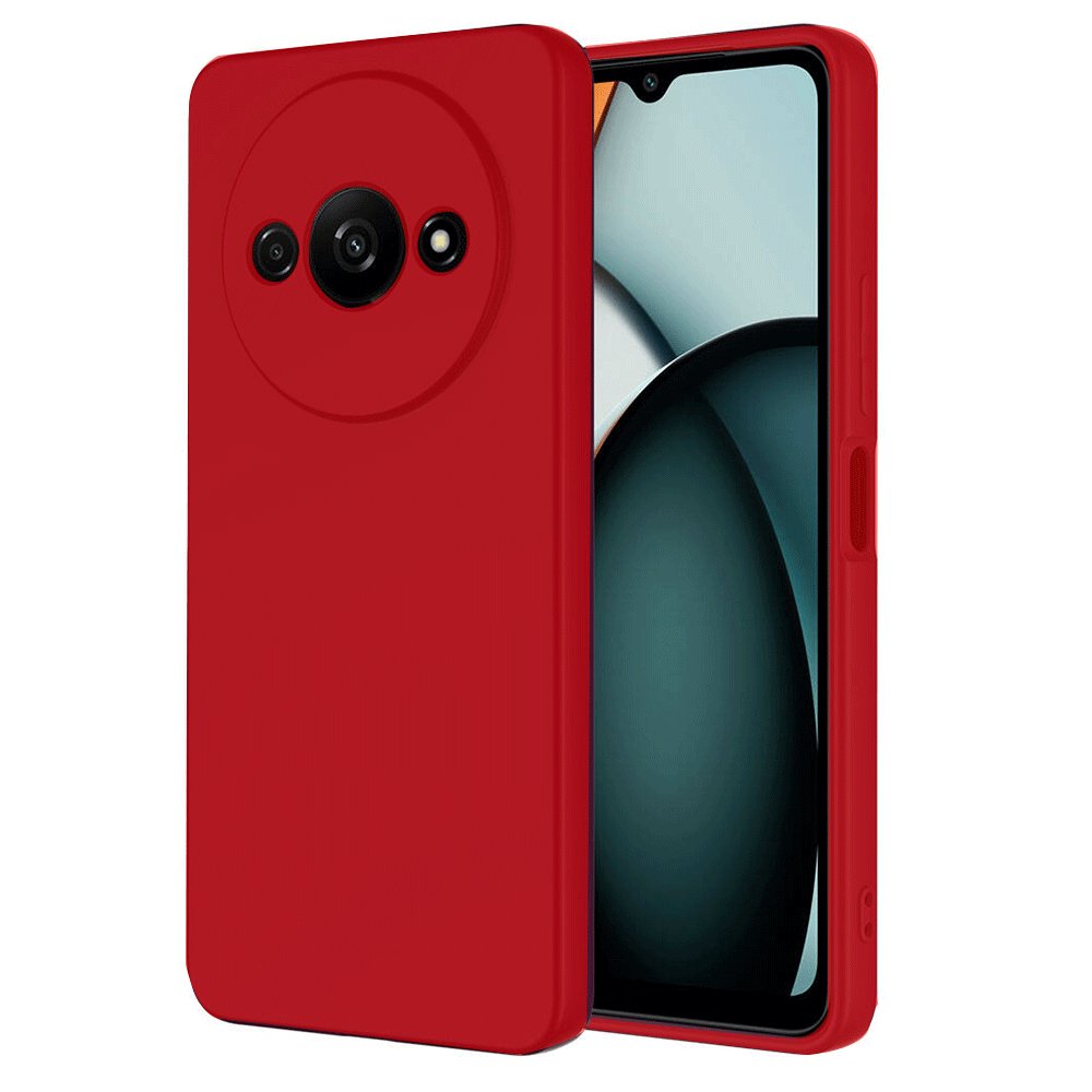 Realme C61 Kılıf First Silikon - Kırmızı Realme C61 Kılıf First Silikon - Kırmızı