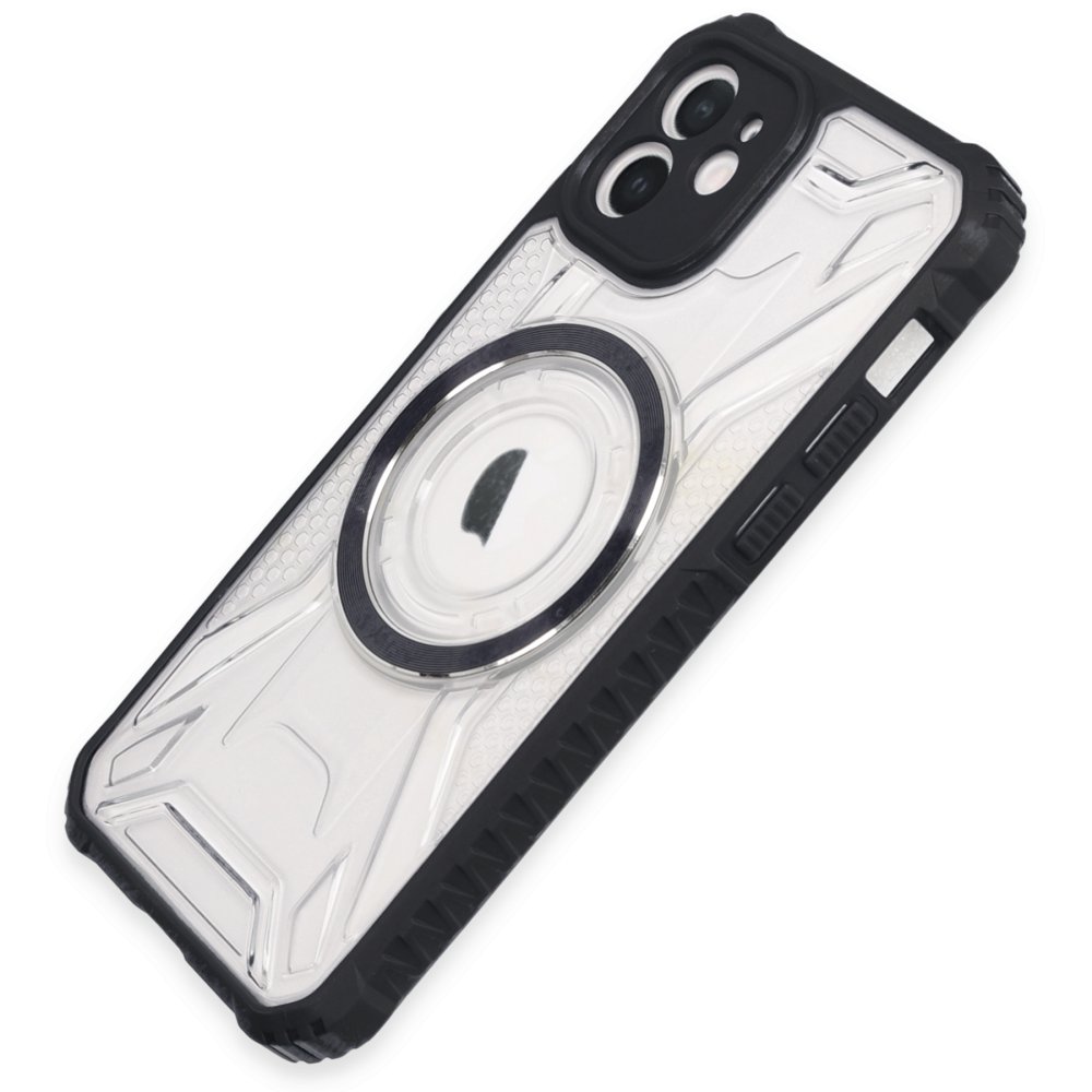 iPhone 12 Kılıf Prag Magneticsafe Kapak - Siyah iPhone 12 Kılıf Prag Magneticsafe Kapak - Siyah