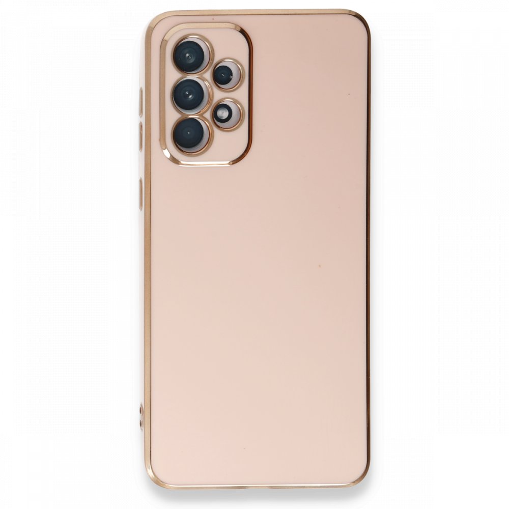  Samsung Galaxy A33 5G Kılıf Volet Silikon - Pembe