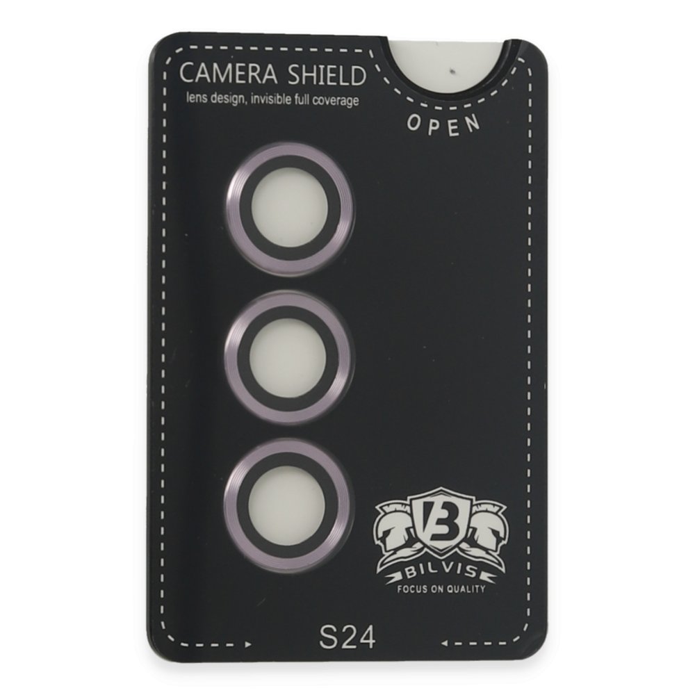  Samsung Galaxy S24 Bilvis Titan Kamera Lens - Derin Mor