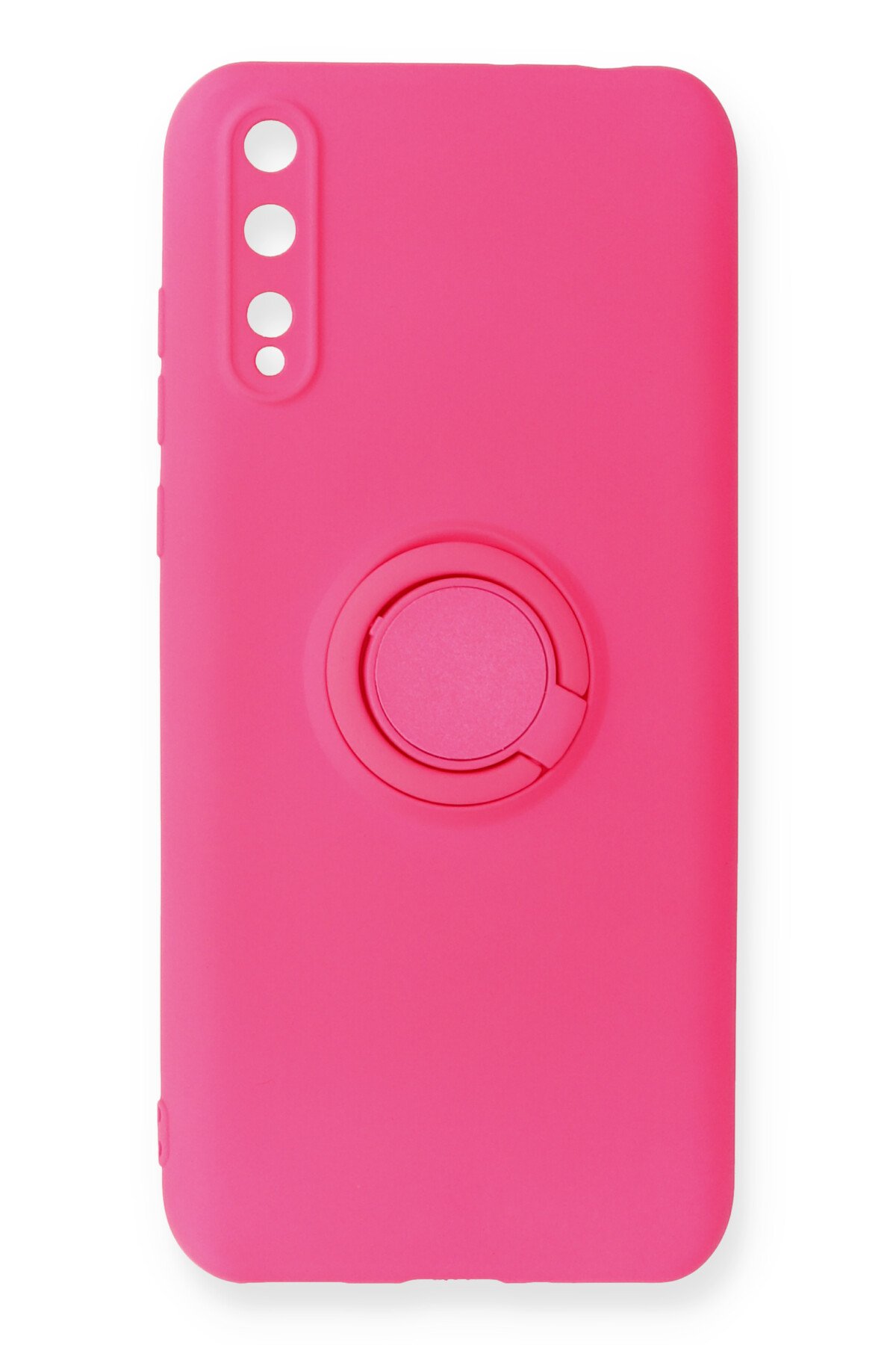 Huawei Y8P Kılıf Viktor Yüzüklü Silikon - Pembe  Huawei Y8P Kılıf Viktor Yüzüklü Silikon - Pembe