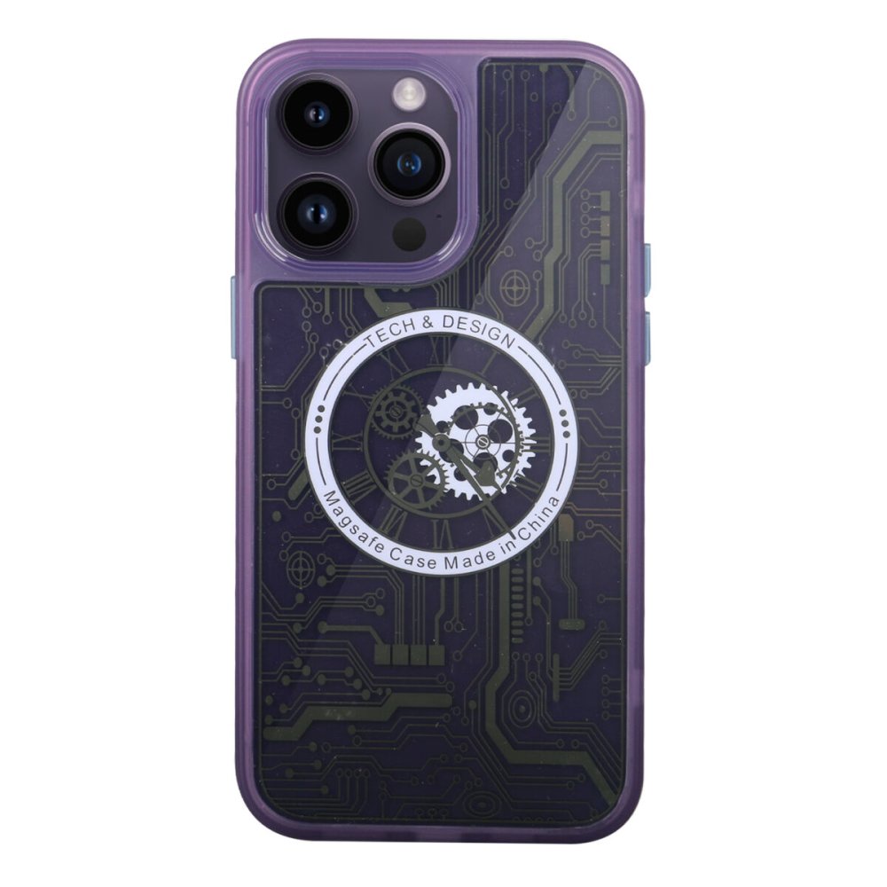  iPhone 14 Pro Kılıf Magic Magneticsafe Silikon - Derin Mor