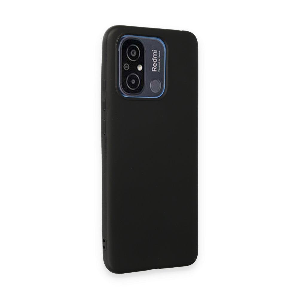 Redmi 12C Kılıf First Silikon - Siyah