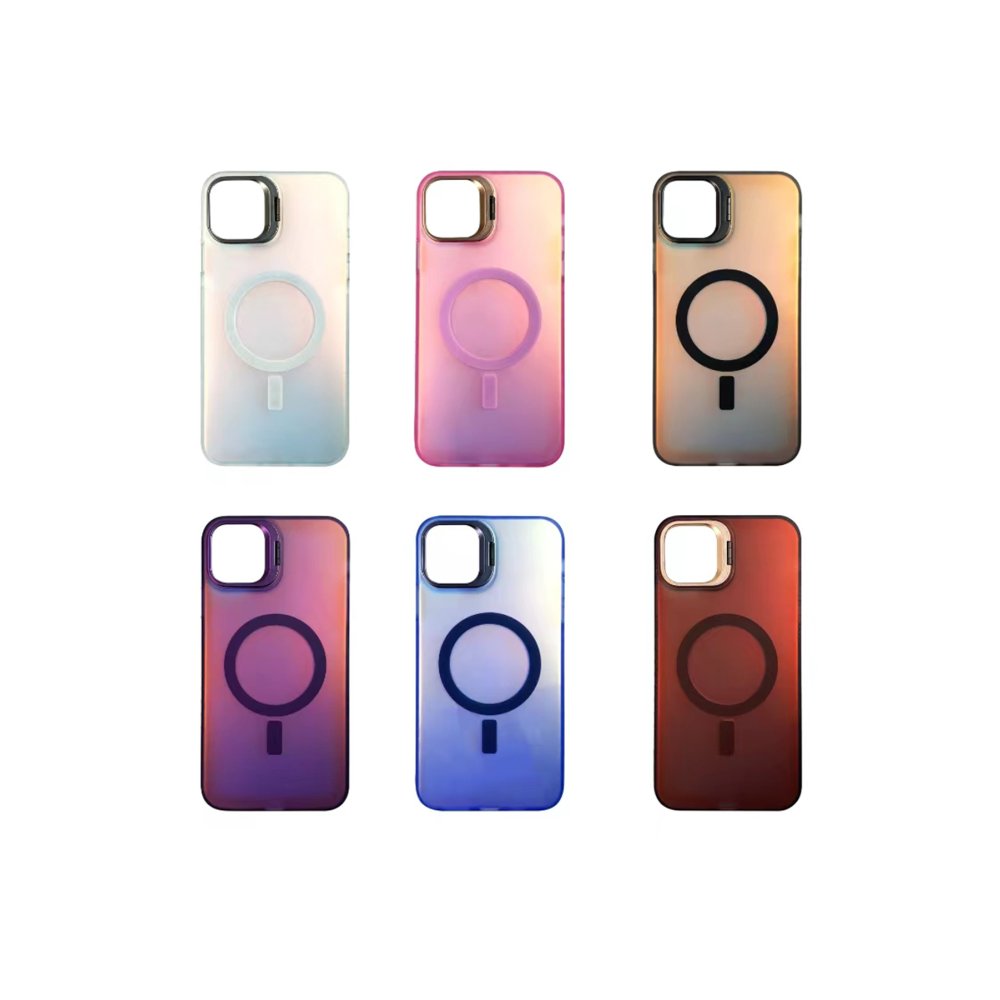  iPhone 15 Pro Max Primera Magsafe Standlı Kapak - Pembe