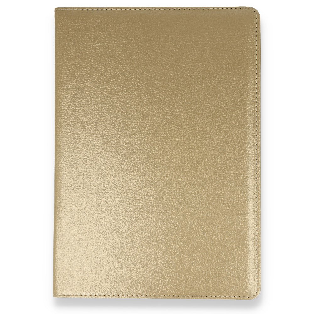  Samsung Galaxy T290 Tab A 8 Kılıf 360 Tablet Deri Kılıf - Gold