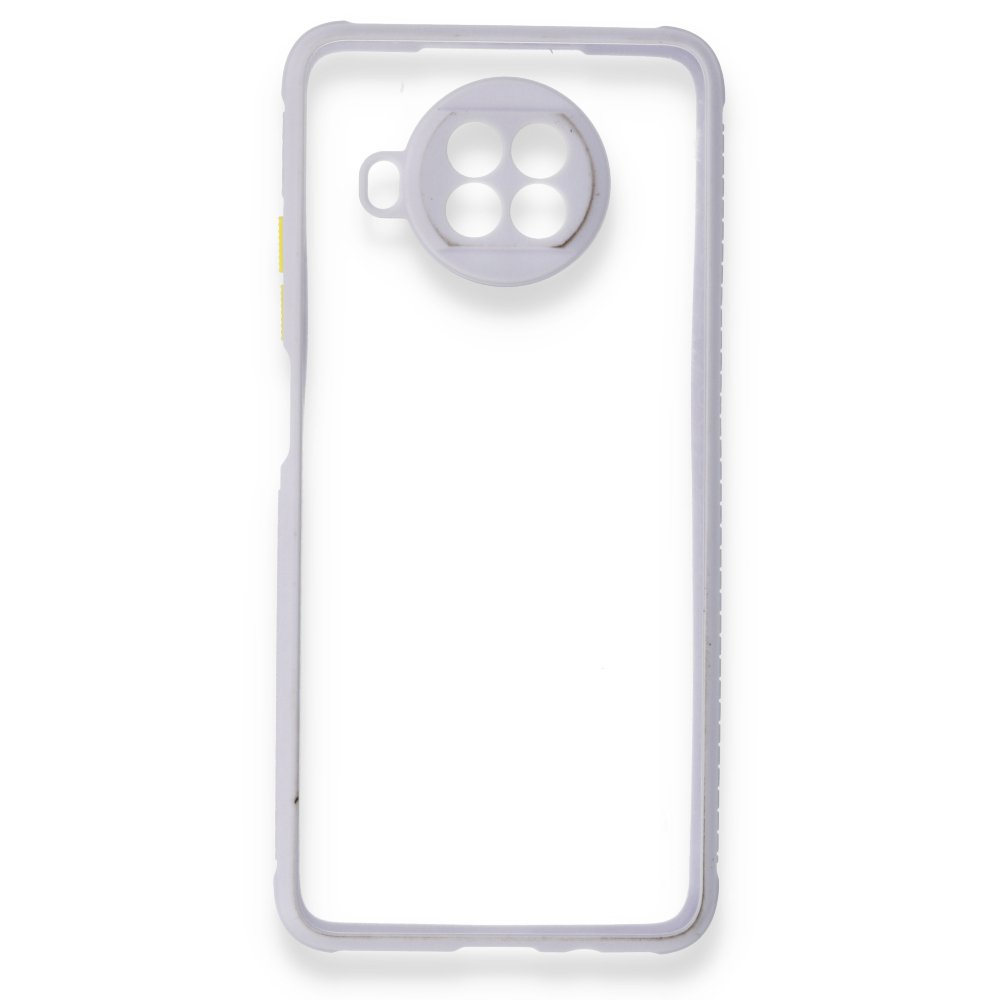 Redmi Note 9 Pro 5G Kılıf Miami Şeffaf Silikon - Lila Redmi Note 9 Pro 5G Kılıf Miami Şeffaf Silikon - Lila