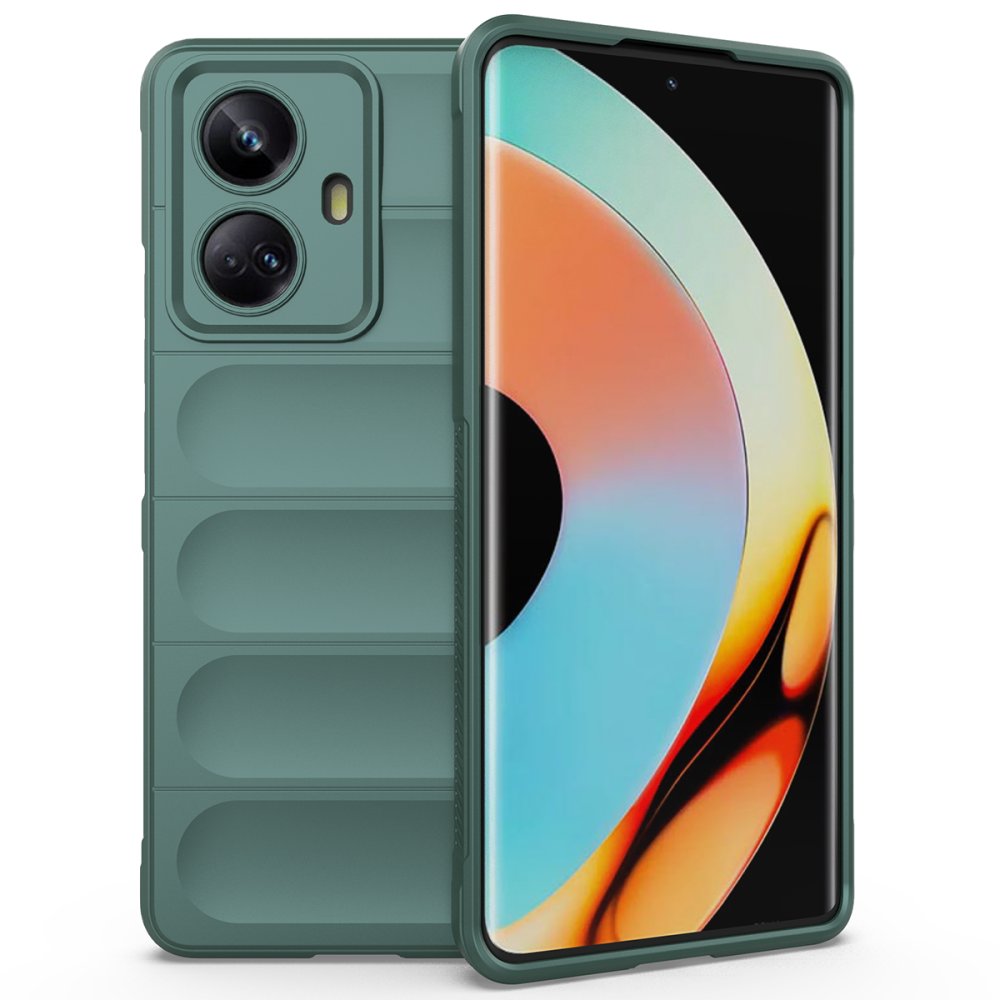 Realme 10 Pro 5G Kılıf Optimum Silikon - Koyu Yeşil Realme 10 Pro 5G Kılıf Optimum Silikon - Koyu Yeşil