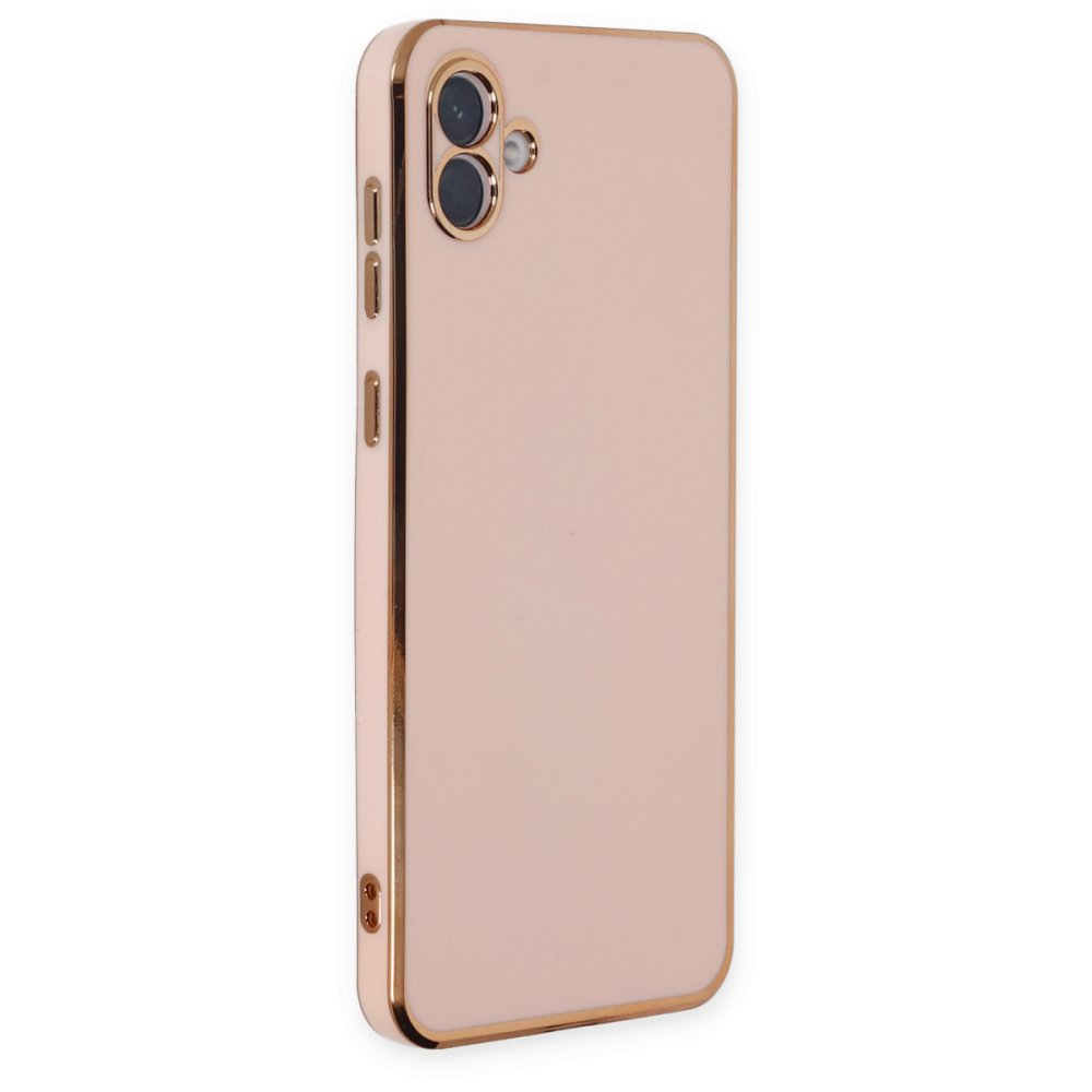  Samsung Galaxy A04 Kılıf Volet Silikon - Pembe