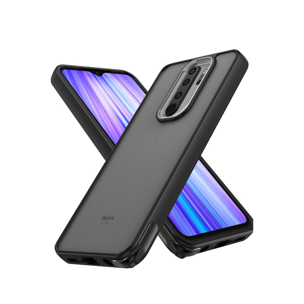 Redmi Note 8 Pro Kılıf Elegant Kapak - Siyah