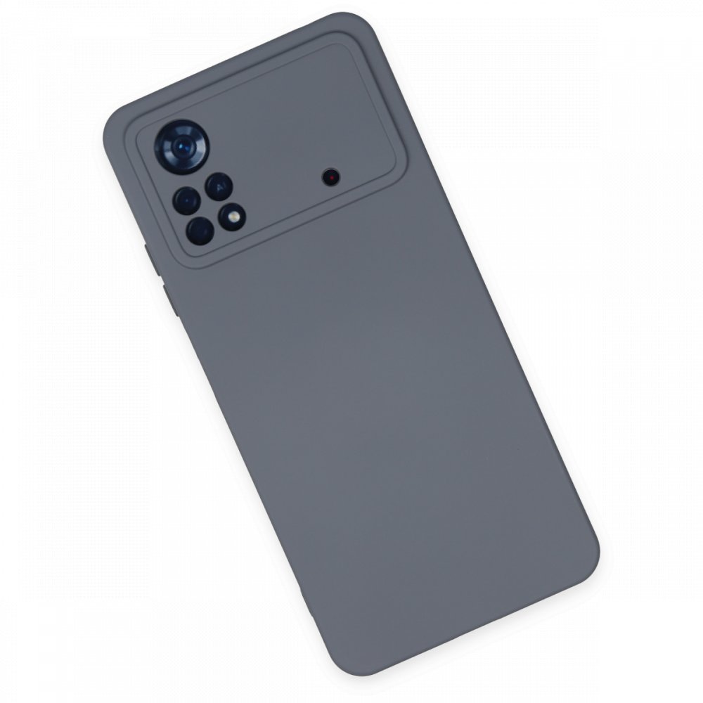  Xiaomi Poco X4 Pro 5G Kılıf Nano içi Kadife Silikon - Gri