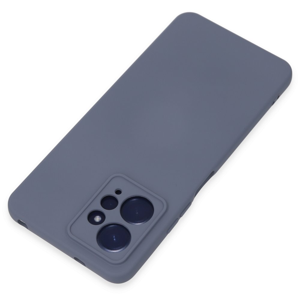 Redmi Note 12 4G Kılıf Nano içi Kadife Silikon - Gri