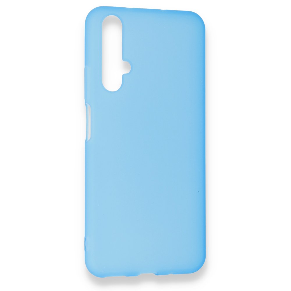  Huawei Honor 20 Kılıf Hopi Silikon - Mavi